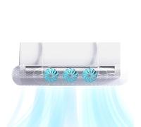 Deflettore D'aria Per Condizionatore | Guida Retrattile Per Climatizzatore | Antivento Antivento per AC con Ventilatori per Casa Appartamento Residence Universitaria