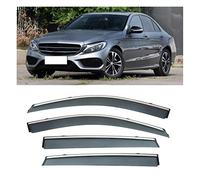 Deflettore d'Aria per finestrini Laterali per Mercedes Classe C 2016-2019, deflettori d'Aria per Auto, Visiere per finestrini, Protezione Antipioggia, tendalino di Protezione