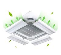 Deflettore del Condizionatore D'Aria per Il Condizionamento D'Aria Centrale del Soffitto,L'Angolo Regolabile,Facile Installazione,Prevenire Il Soffiaggio Diretto Dell'Aria(Una Fetta) (40cm)