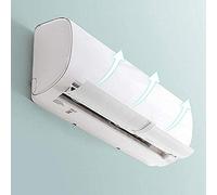 Deflettore del condizionatore d'Aria Regolabile,deflettore Antivento Retrattile Anti soffiaggio Diretto, Scudo Antivento Freddo (Impermeabile Cavo)(Bianco), Deflettore del condizionatore d'Aria