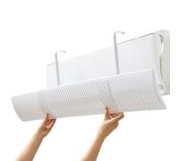 Deflettore del condizionatore d'aria regolabile, universali retrattili antid-re-soffiaggio sfuggente non perforare il deflettore del condizionatore per la parete di perforazione per casa