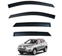 Deflettore del Vento del Finestrino Laterale Compatibile con Chev/rolet Tucson (2010-2015) Guardie A Pioggia A Nastro Anteriore E Posteriore Sun Shelds Desore per Vento A Vento Accessori