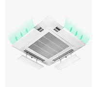 Deflettore del Vento Il deflettore dell'Aria condizionata Centrale impedisce all'Aria di soffiare Direttamente sulle Persone, Angolo Regolabile Facile Installazione per uffici Commerciali Area