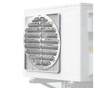 Deflettore di flusso per condizionatore d'aria da esterno, copertura in acciaio inox per unità AC 50 cm, compressore deflettore otturatore per una maggiore efficienza del flusso d'aria