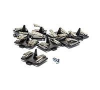 Deflettore di guida di ricambio Micro Scalextric, confezione da 8 con vite