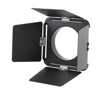 Deflettore di luce a quattro foglie Deflettore di luce flash regolabile in lega di alluminio per supporto piccolo Bowens compatibile con luci video per ritratti fotografici