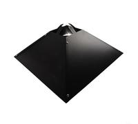 Deflettore di mitigazione dello scoiattolo per installazioni con pali in legno da 10 x 10 cm, struttura in metallo affidabile per supportare la strategia di posizionamento della mangiatoia per uccelli