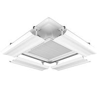 Deflettore di vento per condizionatori d'aria, For l'angolo regolabile dell'aria condizionata centrale a soffitto, impedisce all'aria fredda di soffiare dritta, plastica leggera, facile installazione