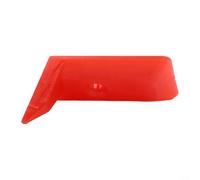 Deflettore d'ingrandimento per sega da tavolo scorrevole con linea rossa, righello in plastica per bordatura di macchine per la lavorazione del legno, foro singolo da 25 mm, trasparente, rosso 1 foro)