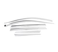 deflettore finestra Compatibile con HYUNDAI Per Santa Fe Dm 2013-2015 Per The Prime 2016 2017 Chrome Car Window Sun Vent Visor Pioggia Guardie deflettori del