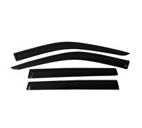 deflettore finestra Compatibile con Jeep Per Compass 2007-2022 Auto Finestrini laterali Deflettori del Visiere Nero Protezione antipioggia Porta Visiera Vent Shades Dark Ventvisor(2018-2022)