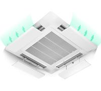Deflettore for Aria Condizionata Macchina da Soffitto for Aria Condizionata Centrale Parabrezza for Presa d'Aria Universale Montata a Soffitto Scudo for Aria Condizionata Parabrezza Anti-Soffio Dirett