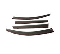 Deflettore for finestrini laterali compatibile con Chevrolet Groove 2020 2021 2022 2023 2024 Weathershields Visiera for porte Protezione da vento, sole, pioggia, neve e vento(Chrome strip-Carbon)
