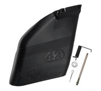 Deflettore in plastica nera da 106 cm per tosaerba compatibile con il modello 130968, facile da installare, accessorio per la cura del prato per dirigere l'erba tagliata e proteggere il ponte dai