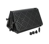Deflettore isolante per microfono, deflettore pieghevole per registrazione in studio, deflettore isolante per microfono, pannello antivento per microfono, copertura fonoassorbente