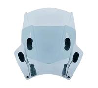 Deflettore Moto Parabrezza universale per moto, copri parabrezza, schermo con lente fumé, deflettore per moto Cupolino Moto(Adjust Light Grey)