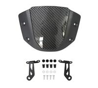 Deflettore Moto Per CB650R CB 650 R 2024 2025 Parabrezza Sportivo Per Moto Deflettore Anteriore Per Moto Con Staffa Carenatura Aria Vento Cupolino Moto(Carbon fiber pattern)