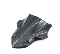 Deflettore Parabrezza Moto Per Kawasaki Per Z900 2017 2018 2019 Moto Parabrezza Scudo Flusso D'aria Schermo Scudo Deflettore Copertura Della Protezione Cupolino(Carbon Fiber)