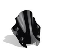 Deflettore Parabrezza Per SYM Per ADXTG 400 Per ADXTG400 2025 Modifica Moto Parabrezza Sportivo Deflettore Parabrezza Moto(Bright Black)