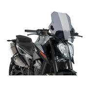 Deflettore Parabrezza Puig Bat Screen Fumè Chiaro Indian Scout E Bobber 15 - 25