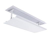 Deflettore per aria condizionata, Deflettore for presa d'aria AC, flusso diretto regolabile, dimensioni multiple, for prese a soffitto(90x45 cm/35x18 in)