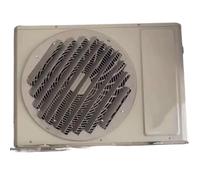 Deflettore per bocchetta di ventilazione in acciai Copertura for condizionatore d'aria mini split, deflettore, protezione resistente alle intemperie, dimensioni multiple(Round,50cmx50cm)
