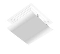 Deflettore per Bocchetto Aria Condizionata | Deflettore Quadrato per Aria | Diffusore Parabrezza Regolabile Copertura Griglia per Condizionatore Casa Interno Soffitto Finestra Garage