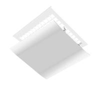Deflettore per Bocchetto Aria Condizionata - Deflettore Quadrato per Aria,Diffusore Parabrezza Regolabile Copertura Griglia per Condizionatore Casa Interno Soffitto Finestra Garage