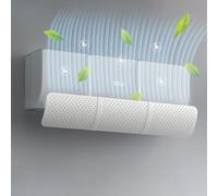 Deflettore per condizionatore, Anti Diretto Blowing condizionatore d' Aria Shield Cold condizionatore d' Aria deflettore. (Bianco)