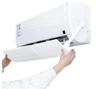 Deflettore per Condizionatore Bianco Universale Regolabile Parabrezza Aria condizionata Scudo Freddo Caldo per Casa Ufficio,Anziani, Neonati, Donne in Gravidanza