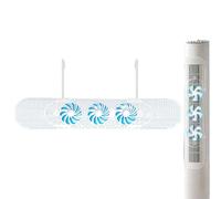 Deflettore per condizionatore d'aria per finestre, deflettore d'aria retrattile per condizionatore d'aria, paraspruzzi anti diretti per soggiorno, camera da, cucina, bagno, ufficio