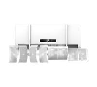 Deflettore per condizionatore, Deflettore regolabile for presa d'aria for AC, dimensioni multiple, rotazione a 360 gradi(90x20cm/35x8in)