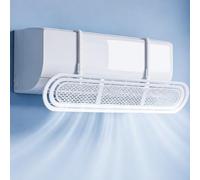 Deflettore per Condizionatore Universale, Deflettore Aria ABS Design Circuito, Regolabile in 3 Pezzi Anti-Vento Diretto, Compatibile con Tutti i Condizionatori Split Casa/Ufficio (900x160x18mm)