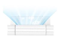 Deflettore Per Griglie Aria Condizionata - Deflettore D'aria Regolabile Per Condizionato,3 Pezzi Copre Ventilazioni Ottimizza Flusso Della Camera Ufficio Casa