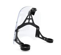 Deflettore Per Indiani Per Scout Per Sessanta Per Scout Parabrezza | Staffa Navigazione Supporto GPS Deflettore Per Parabrezza Moto(STYLE 2 Type 2 Clear)