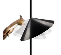 Deflettore per mangiatoia per uccelli, 40/45/48 cm, protezione per scoiattoli, a prova di scoiattolo, grande protezione per avvolgere intorno la protezione, attaccare il gancio a S al