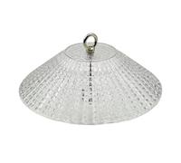 Deflettore per mangiatoia per uccelli - PE in acciaio inox 29 x 12 cm | Impermeabile grande cupola deflettore scoiattolo, scudo mangiatoia per uccelli | Per alberi mangiatoia per uccelli stazione di