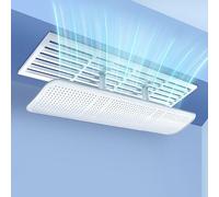 Deflettore per Parabrezza Aria Condizionata Deflettore Condizionatore Centralizzata a Soffitto Deflettore per Presa D'aria, Anticondensa, Impedisce il Soffio Diretto (Color : Top-mounted, Size : 81*