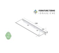 DEFLETTORE PER UNITA INTERNA SPLIT CLIMATIZATORE CONDIZIONATORE [EEK: Conforme]