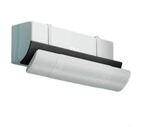 Deflettore regolabile per aria condizionata con deflettore anti soffiaggio diretto per condizionatori d'aria da parete per reindirizzare il flusso d'aria verso l'alto o lateralmente (filtro a carbonio