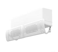 Deflettore regolabile per condizionatore d'aria, anti soffiaggio diretto, sistema di raffreddamento domestico a parete, guida di direzione del flusso d'aria, bianco, 41-72 cm