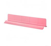 Deflettore schizzi d'acqua per lavello da cucina con base a ventosa in silicone per fornire una protezione dagli spruzzi d'acqua stabile ed efficace (rosso rosa)