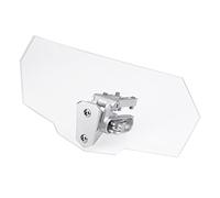 Deflettore Universale Regolabile Parabrezza Moto Anodizzato - Adatto per la Maggior Parte delle Moto