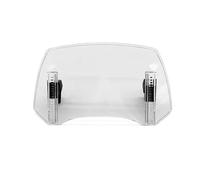 Deflettore Vento Estensione Parabrezza Moto Spoiler Regolabile Deflettore Per Benelli TRK 502(TRASPARENTE)