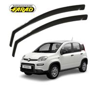 DEFLETTORI ADATTI PER FIAT PANDA 312 2012 ANTIVENTO ANTERIORI ANTITURBO COMPAT.