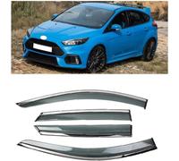Deflettori Antiturbo per Ford Focus 2016 | Antivento & Antipioggia | Protezione Finestrini | Facile Installazione