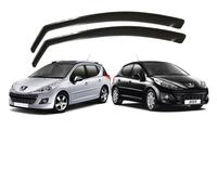 COPPIA DEFLETTORI ARIA ANTIVENTO FARAD PER PEUGEOT 207 PLUS 5/P DAL 2006>