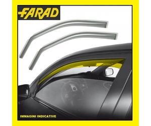 DEFLETTORI ANTIVENTO ANTITURBO FARAD 2PZ PER DACIA DOKKER 13> 5P 2013>