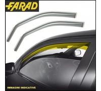 DEFLETTORI ANTIVENTO ANTITURBO FARAD 2PZ PER DACIA SANDERO 13> 5P 2013>