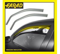 DEFLETTORI ANTIVENTO ANTITURBO FARAD 2PZ PER MAZDA 2 07> 5P 2007>